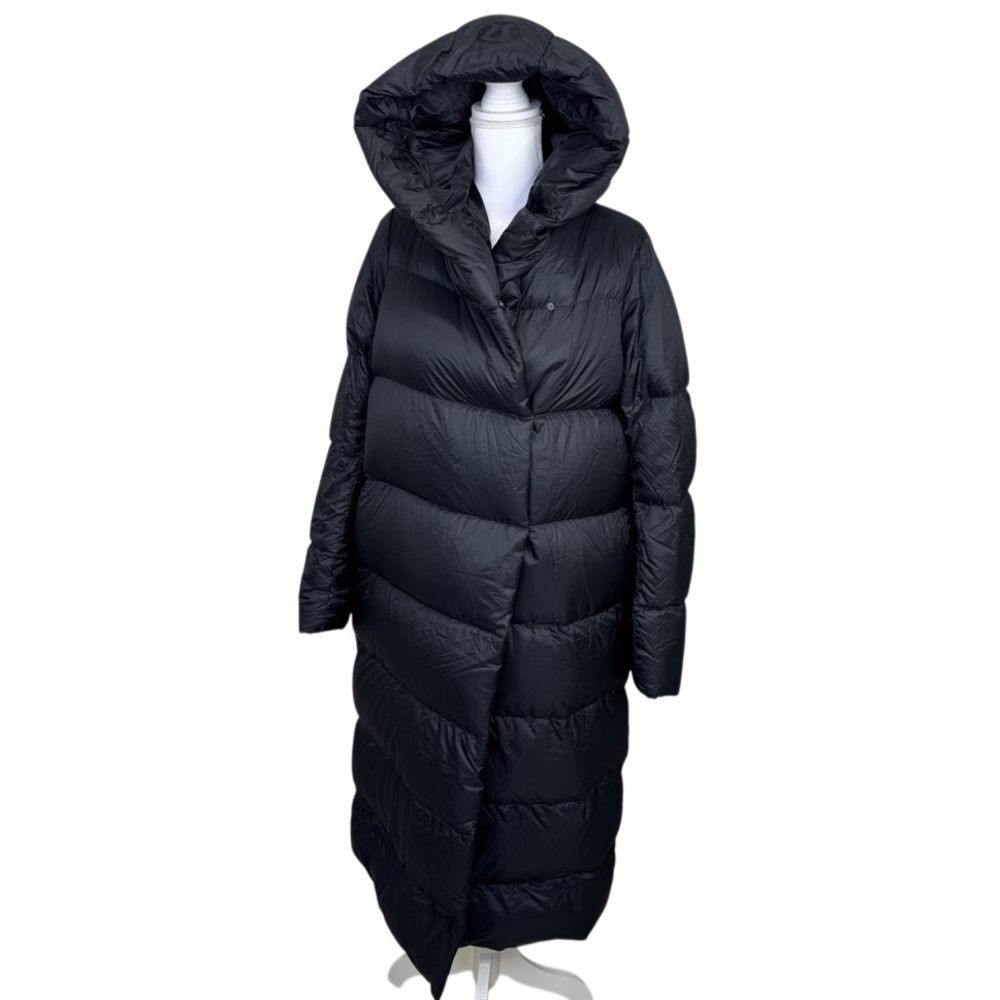 Lululemon Cloudscape Wrap Long Down Coat Black Si… - image 6